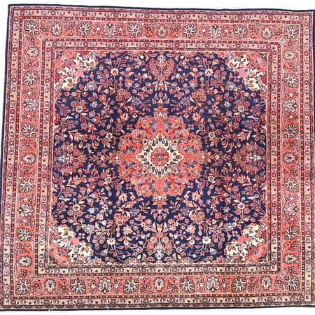 Hand-knotted Persian Hamadan carpet