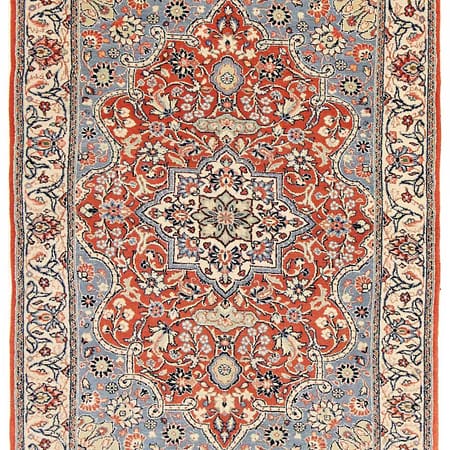 Tapis persan Sarouk noué à la main