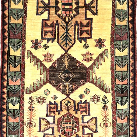 Hand-knotted Persian Shiraz carpet