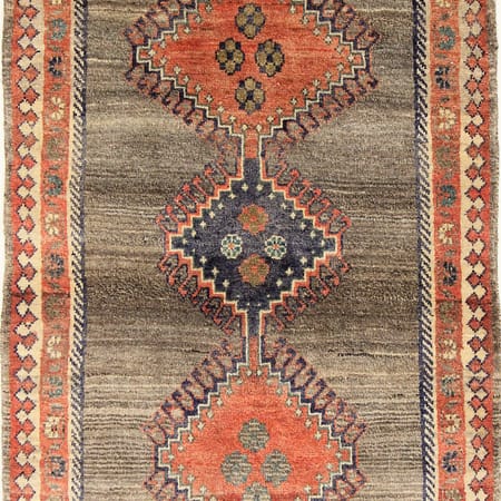 Hand-knotted Persian Shiraz carpet