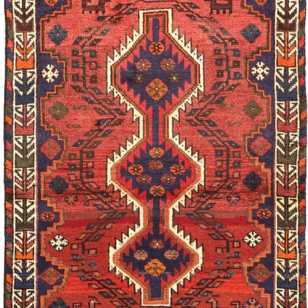 Hand-knotted Persian Shiraz carpet