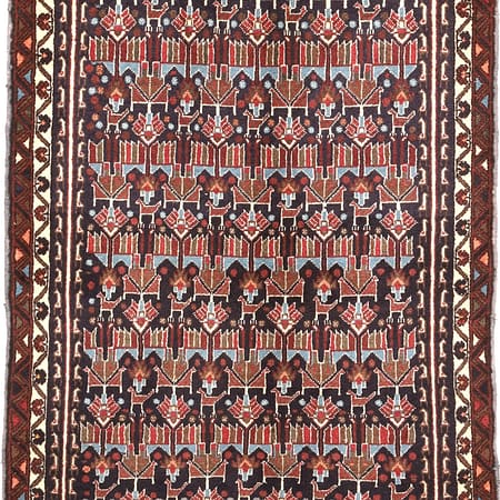 Handgeknüpfter persischer Afshar-Teppich