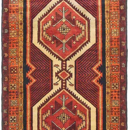 Hand-knotted Persian Azerbaijan carpet