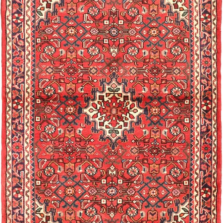 Hand-knotted Persian Hosseinabad carpet