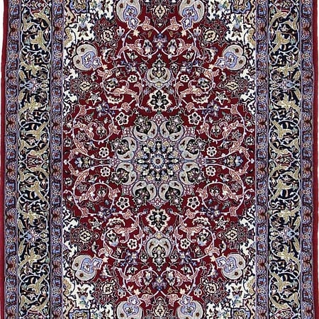 Handgeknüpfter persischer Isfahan Teppich