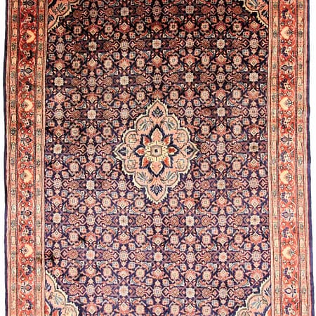 Hand-knotted Persian Mahal carpet