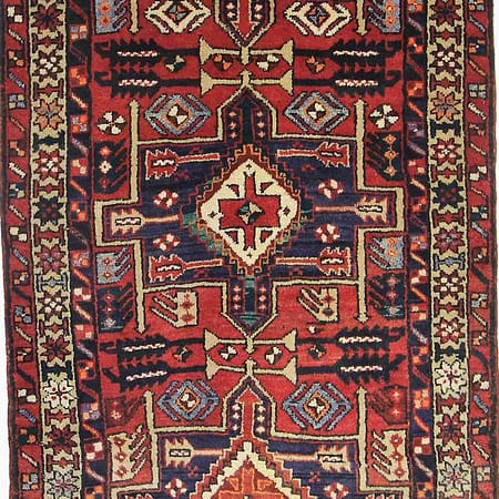 Hand-knotted Persian Meshkin carpet