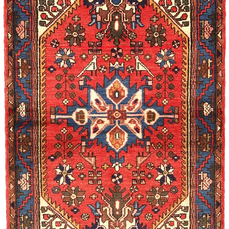 Hand-knotted Persian Nahavand carpet