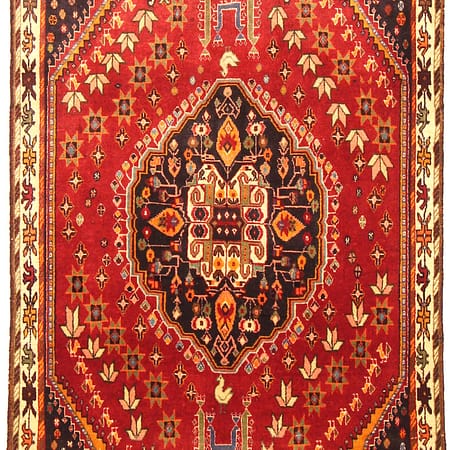 Handgeknüpfter persischer Gaschgai-Teppich