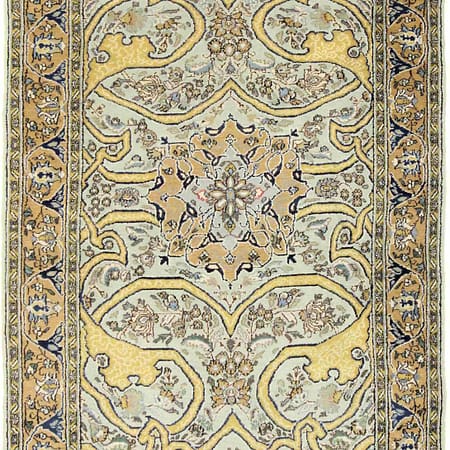Handgeknoopt Perzisch Qom-tapijt