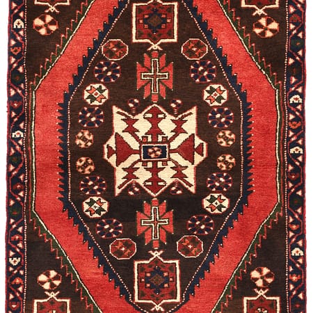 Hand-knotted Persian Shahsavan carpet