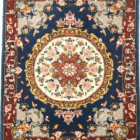 Hand-knotted Persian Tabriz carpet