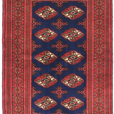 Handgeknüpfter persischer Turkaman-Teppich