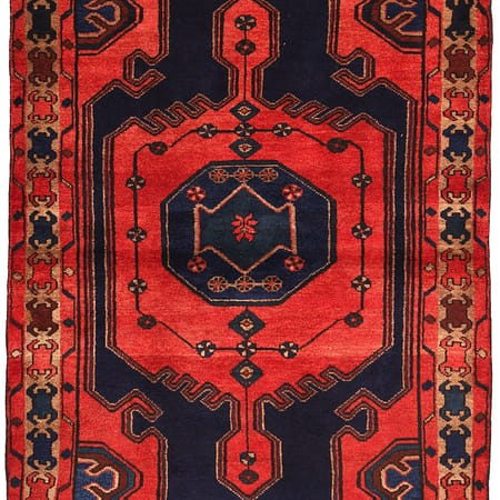 Hand-knotted Persian Zanjan carpet